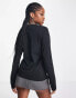 Weekday Essnence standard long sleeve top in black