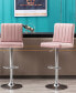 Фото #6 товара Yorkie Upholstered Modern Swivel Bar Stool, Set of 2