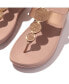 ფოტო #5 პროდუქტის Women's Halo Bead-Circle Metallic Toe-Post Sandals