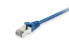 Фото #2 товара Equip Cat.6A S/FTP Patch Cable - 0.25 - Blue - 0.25 m - Cat6a - S/FTP (S-STP) - RJ-45 - RJ-45