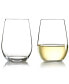 Фото #1 товара Wine Glasses, Set of 2 O Riesling & Sauvignon Blanc Tumblers
