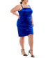 Фото #6 товара Trendy Plus Size Gathered Bodycon Dress