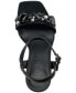 ფოტო #4 პროდუქტის Women's Jala Embellished Ankle-Strap Platform Sandals
