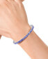 ფოტო #2 პროდუქტის EFFY® Tanzanite Marquise Tennis Bracelet (12-1/3 ct. t.w.) in Sterling Silver