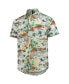Men's Tan Dallas Cowboys Paradise Floral Button-Up Shirt