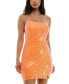 Фото #1 товара Juniors' Sequin Sleeveless Bodycon Dress