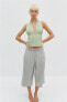 Фото #3 товара Faded-effect pantone™ plush bermuda shorts