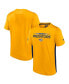 Фото #1 товара Men's Gold, Navy Nashville Predators Authentic Pro Rink Tech T-Shirt