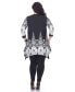 ფოტო #4 პროდუქტის Plus Size Dulce Tunic Top