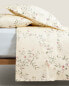 (300 thread count) sateen floral duvet cover