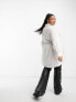 Simply Be peplum hem shirt in white