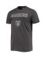 ფოტო #3 პროდუქტის Men's '47 Charcoal Las Vegas Raiders Dark Ops Super Rival T-shirt