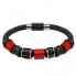 Фото #2 товара Red aluminum bead for bracelets B15012R