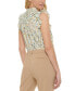 ფოტო #2 პროდუქტის Petite Sleeveless Ruffled Printed Blouse, Created for Macy's