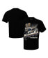 Фото #1 товара Men's Black Aric Almirola Smithfield Groove T-shirt