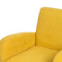Фото #5 товара Кресло 72 x 71 x 81 cm Синтетическая ткань Деревянный Жёлтый