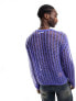 Фото #10 товара Weekday ladder knit jumper in blue