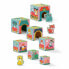 Фото #1 товара Игровой набор SES Creative Block tower to stack with animal figurines 10 Pieces (Кубики для стопки с фигурками животных)