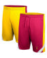 ფოტო #1 პროდუქტის Men's Maroon, Gold Arizona State Sun Devils Am I Wrong Reversible Shorts