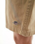 Фото #3 товара GANT drawstring logo stretch cotton shorts in khaki beige