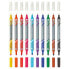 Herlitz 11367232 - 10 pc(s) - Black,Blue,Brown,Green,Orange,Pink,Purple,Red,Yellow - Fine tip - Multicolor - Multi - Round