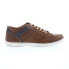 Фото #1 товара English Laundry Todd EL2636L Mens Brown Leather Lifestyle Sneakers Shoes 10