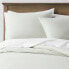 Фото #1 товара 2pc Twin/Twin Extra Long Washed Cotton Sateen Duvet Cover and Sham Set Sage -