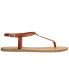 Фото #6 товара Босоножки женские Sun + Stone Krisleyy T-Strap Slingback Flat Sandals, созданные для Macy's