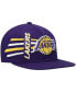Фото #2 товара Men's Purple Los Angeles Lakers Retro Bolt Deadstock Snapback Hat
