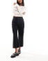 Фото #8 товара ASOS DESIGN Petite cropped comfort stretch straight leg jean in clean black