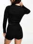 Фото #10 товара ASOS 4505 Icon seamless rib long sleeve crop top