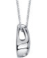 Фото #2 товара Sirena diamond Teardrop Pendant Necklace (1/5 ct. t.w.) in 14k White Gold or Rose Gold