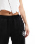 Pull&Bear sporty straight leg jogger co-ord in black Черный, L - EU 40 - фото #4