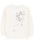 Фото #1 товара Toddler Star Fleece Sweatshirt 4T