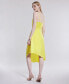 ფოტო #6 პროდუქტის Women's Cowlneck Sleeveless High-Low Midi Dress