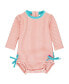 Baby Girls Baby Long Sleeve One Piece Rash Guard