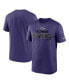 Фото #1 товара Men's Purple Baltimore Ravens Legend Community Performance T-shirt