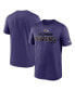 ფოტო #1 პროდუქტის Men's Purple Baltimore Ravens Legend Community Performance T-shirt