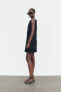 Фото #7 товара Платье мини с пуговицами ZARA
