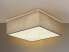 Фото #12 товара LED Deckenleuchte Holz Stoffschirm 40cm