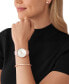 Women's Pyper Three-Hand Blush Leather Watch 38mm and Jewelry Gift Set