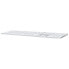 Apple Magic - Full-size (100%) - USB + Bluetooth - Aluminium - White