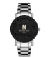 ფოტო #5 პროდუქტის Women's Olympia Silver-Tone Stainless Steel Watch, 38mm