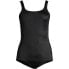 Фото #7 товара Women's Scoop Neck Soft Cup Tugless Sporty One Piece Swimsuit