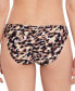 Фото #2 товара Women's Animal-Print Hipster Bikini Bottoms, Created for Macy's