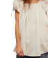 Women's Summer Camp Cotton Puff-Sleeve Tunic