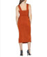 Фото #2 товара Платье Bodycon среднее 24seven Comfort Apparel для женщин с вырезом на шее и складками