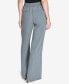 ფოტო #2 პროდუქტის Women's Elastic-Back Mid-Rise Wide-Leg Pants