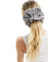 Фото #1 товара ASOS DESIGN scrunchie hair band with oversized gingham design in multi