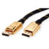 Фото #2 товара ROLINE GOLD DisplayPort Cable - DP-DP - M/M 3 m - 3 m - DisplayPort - DisplayPort - Male - Male - Straight